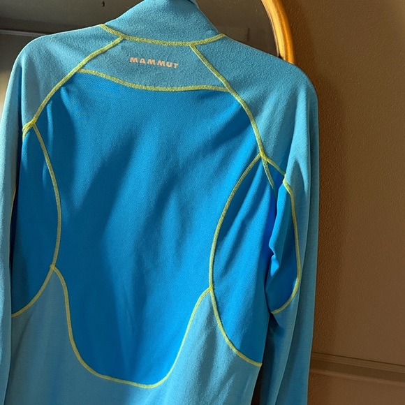 Mammut Blue and Yellow Women's Sweatshirt - Picture 6 of 6